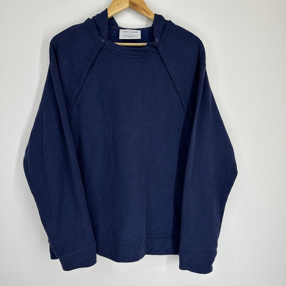 Chest Port Access Hoodie Oscar de la Renta Navy XXL Women's